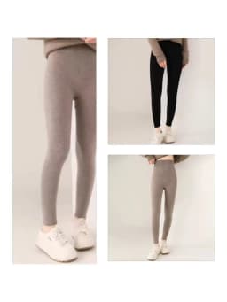 FRSEUCAG Hot selling new women's wool leggings slim fit and warm autumn and winter knitted women's long Australian wool leggings