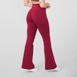 Women Bum Curve Flare Natural Lift Leggings Slim Yoga Pants High Waist Wide Leg Pants Bottoms Breathable Gym Casual Sports Pants