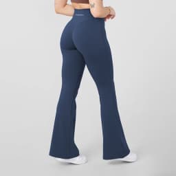 Women Bum Curve Flare Natural Lift Leggings Slim Yoga Pants High Waist Wide Leg Pants Bottoms Breathable Gym Casual Sports Pants