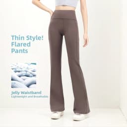 High Waist Sharkskin Pants Women's High Rise Trousers Loose Fit Leggings Casual Long Pants Spring Summer Thin Outerwear