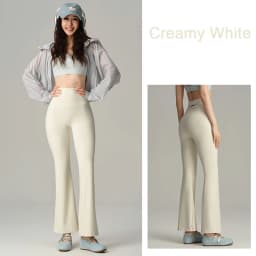 BIVIGAOS Spring Back Waist Hollow Cross Flared Leggings Women High Waist Elastic Sport Fitness Sharkskin Tight Yoga Flared Pants