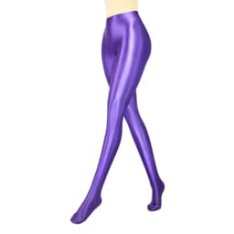 MJINM-High Waisted Spandex Tights for Women, Elastic Leggings, Pantyhose, Jeggings for Running, Wetlook, Oil Shiny, Glossy Pants