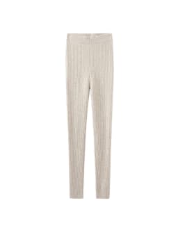 Autumn Winter 100% Merino Wool Leggings for Women Thickening Leggings Small Feet Pencil Pants Outdoor Casual Stretchy Pants