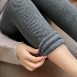 Women Leggings Autumn & Winter Pants Plus Velvet Thicken Pants High Waist Skinny Leggings Solid Vertical Striped Women Clothing