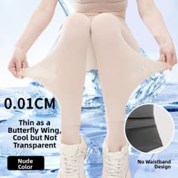 Ultra-Thin Ice-Silk Yoga Sports Women's Bottom Pants Summer Outdoor Wear Special Large Size Shark Pants High Waist Tummy Control