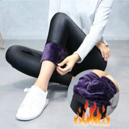 2024 New Design Winter Slim Fitted Plus Big Size 5XL Warm Leggings Black Shine Skinny Pants Push Work Out Inner Fur Leggings