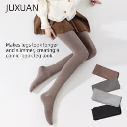 Women's Thermal Leggings Autumn Winter Fleece Lined Thick Warm Vertical Striped Slim Fit Black Tights Daily Wear Outerwear