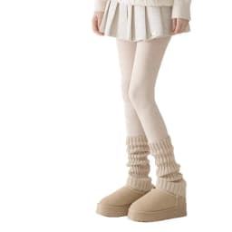 Vertical Striped Tights for Women Slimming High Waist Thermal Pantyhose Thick Opaque Leggings Winter Warm Fleece Lined Tights