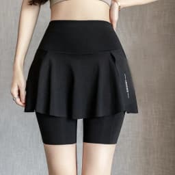 Fake Two Items Shorts Women Big Size Shorts with Pocket Gym Trainning Running Yoga Shorts Stretchy Cycling Three Point Pants