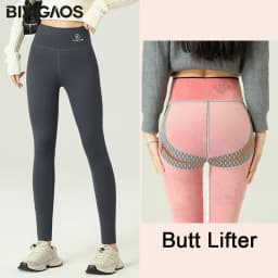 BIVIGAOS Autumn Winter Pink Velvet Shark Leggings Women Fleece High Waist Thick Warm Leggings Gray Casual Sports Yoga Leggings