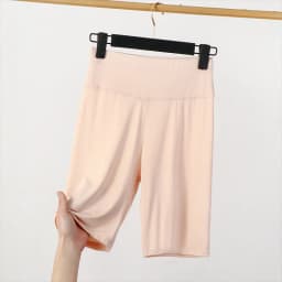 High-Waist Abdomen-Shaping Modal Women's Shorts Elastic Tight Fit Three-Quarter Length Sports Base Layer Pants Summer Anti-Light