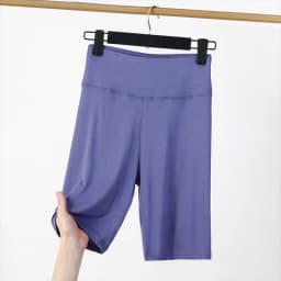 High-Waist Abdomen-Shaping Modal Women's Shorts Elastic Tight Fit Three-Quarter Length Sports Base Layer Pants Summer Anti-Light