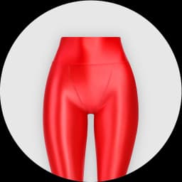 XClocKNYoung satin glossy V-crotch opaque pants shiny wet color tight Leggings high Yoga swimming glossy pants