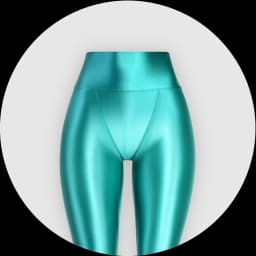 XClocKNYoung satin glossy V-crotch opaque pants shiny wet color tight Leggings high Yoga swimming glossy pants
