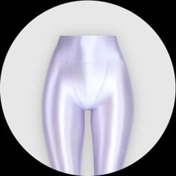 XClocKNYoung satin glossy V-crotch opaque pants shiny wet color tight Leggings high Yoga swimming glossy pants