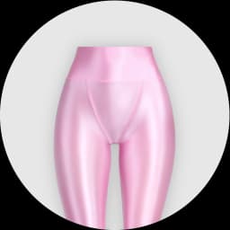 XClocKNYoung satin glossy V-crotch opaque pants shiny wet color tight Leggings high Yoga swimming glossy pants
