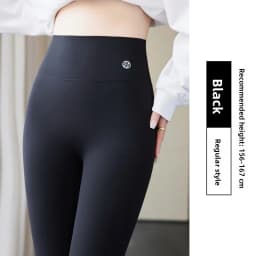 White High-Waist Yoga Pants Women's Spring Summer Autumn Thin Bottoming Pants Tummy Control Small Size Shark Skin Pants