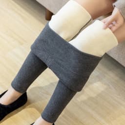 Women Lamb Fleece Legging Seamless High Waist Thick Thermal Legging Fashion Winter Warm Female Tights Insulated Pantalon Pants