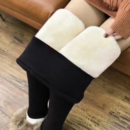 Women Lamb Fleece Legging Seamless High Waist Thick Thermal Legging Fashion Winter Warm Female Tights Insulated Pantalon Pants