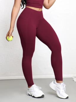 Women High Waist Yoga Pants With Pockets Butterlift Scrunch Butt Pants Tummy Control Workout Running Yoga Leggings
