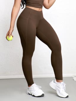 Women High Waist Yoga Pants With Pockets Butterlift Scrunch Butt Pants Tummy Control Workout Running Yoga Leggings