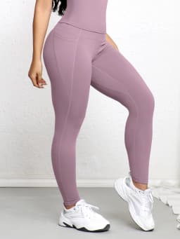Women Yoga Pants With Pockets Butt Lifting Tummy Control Sports Leggings High Waist Fitness Tights Gym Clothing Sportswer