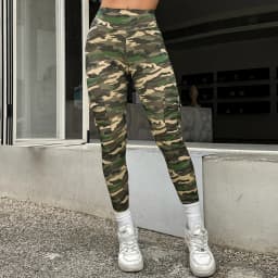 1PCS Work Pocket Women Leggings Elastic Butt Lifting Fitness Tights 2025 New Athletic Pants Fashion Streetwear