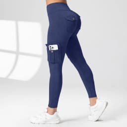 1PCS Work Pocket Women Leggings Elastic Butt Lifting Fitness Tights 2025 New Athletic Pants Fashion Streetwear