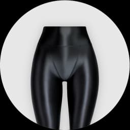 XcloCKNYoung V-crotch leggings shiny wet color tight Leggings high Yoga swimming glossy stirrupped pants