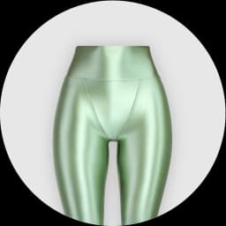 XcloCKNYoung V-crotch leggings shiny wet color tight Leggings high Yoga swimming glossy stirrupped pants