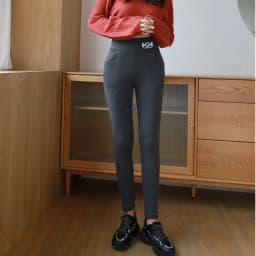 ​​Women's Fleece Lined Thermal Leggings Winter Warm Tights No-Slip Waistband Outdoor Streetwear Yoga Pants High Density Plush​​
