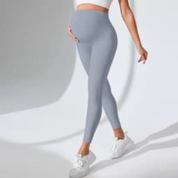 New Seamless Knited Yoga Pants High Waist Pregnancy Leggings Maternity Clothes for Pregnant Women Belly Support Body Long Pants