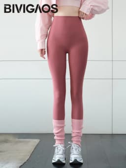 BIVIGAOS Spring Summer Ice Silk Naked Feeling Sharkskin Leggings Women Thin High Elastic Tight Sexy Sport Fitness Yoga Leggings