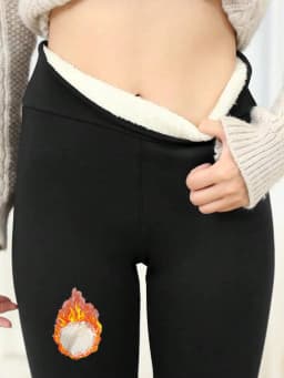 Super Warm Winter Leggins Women Skinny Stretch High Waist Prevent Cold Velvet Leggings Beautiful Outdoors Casual Warm Pants