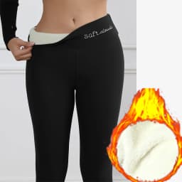Super Warm Winter Leggins Women Skinny Stretch High Waist Prevent Cold Velvet Leggings Beautiful Outdoors Casual Warm Pants