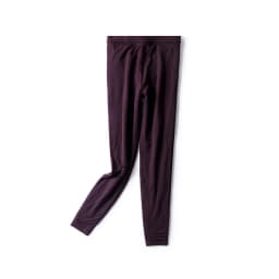 SuyaDream Women Autumn Winter Silk Long Johns Lace V neck Solid Knitted Thermal Pants 2025