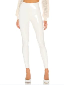 New 2026 High Waist PU Leather Pants Women's Autumn Winter Tight Fit Elastic Base Layer Pants Elegant Style Fitness