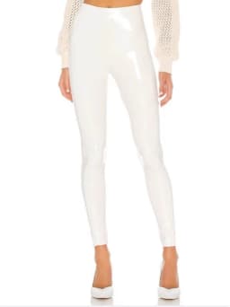 New 2026 High Waist PU Leather Pants Women's Autumn Winter Tight Fit Elastic Base Layer Pants Elegant Style Fitness