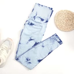 2024 New Tie Dye Gym Leggings Women Fitness Push Up Casual Sport Leggings Of Women Running Outdoors