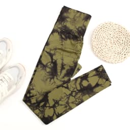 2024 New Tie Dye Gym Leggings Women Fitness Push Up Casual Sport Leggings Of Women Running Outdoors