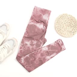 2024 New Tie Dye Gym Leggings Women Fitness Push Up Casual Sport Leggings Of Women Running Outdoors