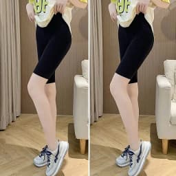 High Waist Modal Leggings Thin Nine-Tenths Inner-Outer Wear Summer Slimming Trousers Casual High Waist Tight Fit Pants