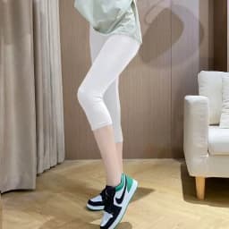High Waist Modal Leggings Thin Nine-Tenths Inner-Outer Wear Summer Slimming Trousers Casual High Waist Tight Fit Pants