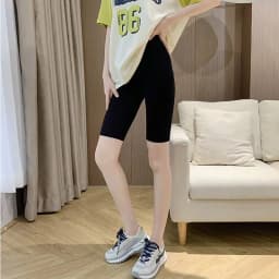 High Waist Modal Leggings Thin Nine-Tenths Inner-Outer Wear Summer Slimming Trousers Casual High Waist Tight Fit Pants