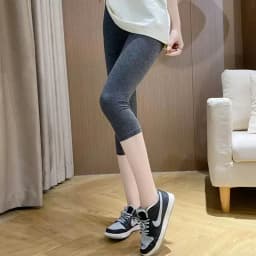 High Waist Modal Leggings Thin Nine-Tenths Inner-Outer Wear Summer Slimming Trousers Casual High Waist Tight Fit Pants