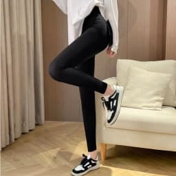 High Waist Modal Leggings Thin Nine-Tenths Inner-Outer Wear Summer Slimming Trousers Casual High Waist Tight Fit Pants