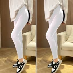 High Waist Modal Leggings Thin Nine-Tenths Inner-Outer Wear Summer Slimming Trousers Casual High Waist Tight Fit Pants