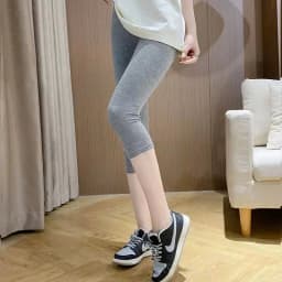 High Waist Modal Leggings Thin Nine-Tenths Inner-Outer Wear Summer Slimming Trousers Casual High Waist Tight Fit Pants