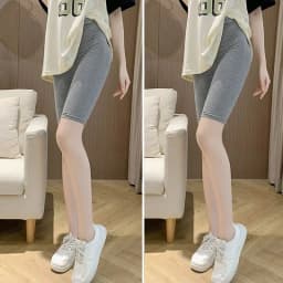 High Waist Modal Leggings Thin Nine-Tenths Inner-Outer Wear Summer Slimming Trousers Casual High Waist Tight Fit Pants