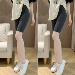 High Waist Modal Leggings Thin Nine-Tenths Inner-Outer Wear Summer Slimming Trousers Casual High Waist Tight Fit Pants